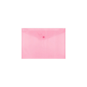 Buste con bottone in PPL ecologico Donau formato A4 Rosso - 8544001PL-04 (conf.12)