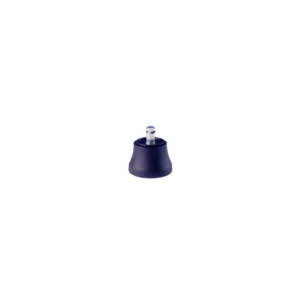 Set 5 piedini Neri a base larga Seditaly in PP ad innesto rapido con perno in acciaio Ø11 mm - CNF5Z0601