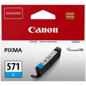 Cartuccia inkjet alta capacità CLI-571C Canon Ciano 0386C001