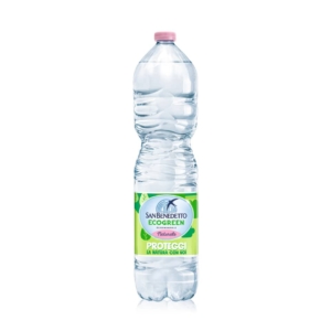 Acqua minerale 1,5 litri Ecogreen San Benedetto naturale in bottiglie - 1755 (conf.6)