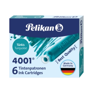 Cartucce per stilografica Pelikan TP/6 Turchese 301705 (conf. da 6 cartucce)