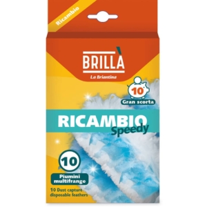 Ricariche piumini catturapolvere Speedy Brillà in RIC02523A (conf.10 piumini)
