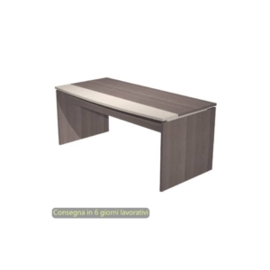 Scrivania bicolore Presto Plus Direction 180x87xh.74 cm fianchi melaminico Artexport Frassino toscano/Avorio