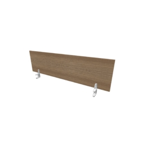 Pannello divisorio in melaminico Noce canaletto per scrivanie singole 160xh.42 cm Practika Quadrifoglio - CODI160-NO
