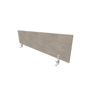 Pannello divisorio in melaminico cemento per scrivanie singole 180xh.42 cm linea Practika Quadrifoglio - CODI180-CL