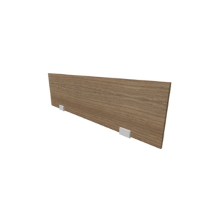 Pannello divisorio in melaminico Noce per bench 120xh.35 cm linea Practika Quadrifoglio - CODB120-NO