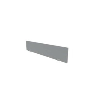 Pannello divisorio rivestito in tessuto Grigio 160xh.32 cm per bench linea Practika Quadrifoglio - CODBT160-B01-012