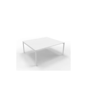 Bench piano Grigio 180x160xh.75 cm gamba a ponte in acciaio Argento linea Practika P3 Quadrifoglio - ECBEC18-GR-A