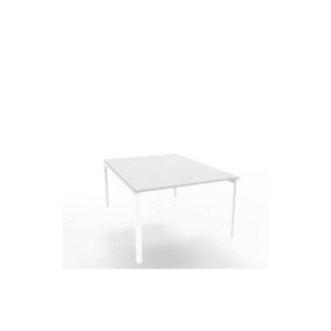 Bench piano Grigio 120x160xh.75 cm gamba a ponte in acciaio Bianco linea Practika P3 Quadrifoglio - ECBEC12-GR-I
