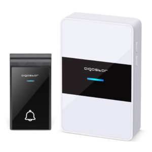Kit campanello digitale wireless DC Bianco, Nero Aigostar 11x7xh.2,6/7,2x4x2 cm - 197957