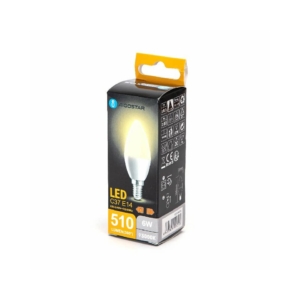 Lampadina a goccia LED C37 E14 6W 510 lumen Aigostar luce calda B10105MQP