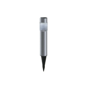 Lampioncino LED in acciaio con pannello solare e sensore crepuscolare Aigostar luce fredda - chiodo - B10201J9N