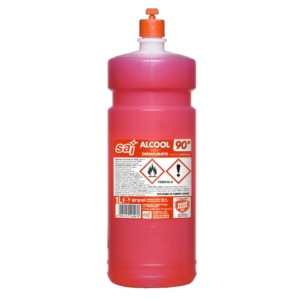 Alcool etilico denaturato 90° SAI 1 litro 0101015