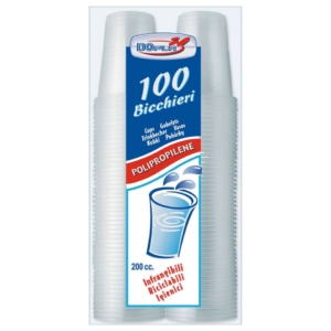 Bicchieri in PP Dopla Professional Trasparente 200 ml - 2359 (conf.100)