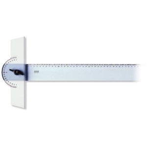 Riga a ''t'' 60 cm Arda Uni in plastica con testa graduata 32160