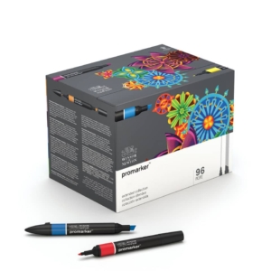Value pack Pennarelli doppia punta Winsor&Newton Promarker - Colori Assortiti - 0290152 (conf.96)