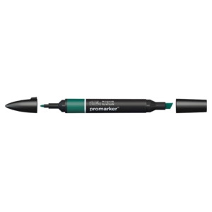 Pennarello Winsor&Newton Promarker doppia punta fine-scalpello 2,5-0,5mm - holly - 0203243