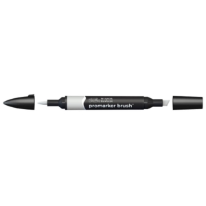 PPennarello Winsor&Newton Promarker Brush doppia punta scalpello-pennello - cool grey 3 - 0204159