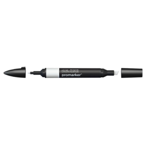 Pennarello Winsor&Newton Promarker doppia punta fine-scalpello 2,5-0,5mm - ice grey 1 - 0203208