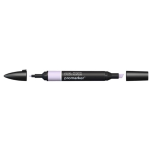 Pennarello Winsor&Newton Promarker doppia punta fine-scalpello 2,5-0,5mm - lavanda - 0203031