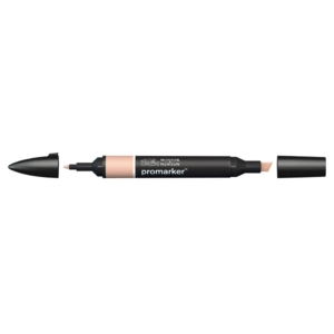 Pennarello Winsor&Newton Promarker doppia punta fine-scalpello 2,5-0,5mm - tan - 0203236