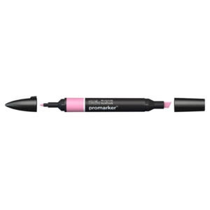 Pennarello Winsor&Newton Promarker doppia punta fine-scalpello 2,5-0,5mm - Rosa - 0203168