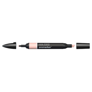 Pennarello Winsor&Newton Promarker doppia punta fine-scalpello 2,5-0,5mm - pink camellia - 0203024