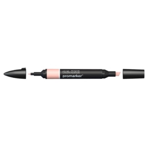 Pennarello Winsor&Newton Promarker doppia punta fine-scalpello 2,5-0,5mm - Rosa pastello - 0203233
