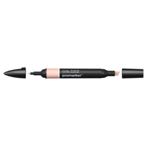 Pennarello Winsor&Newton Promarker doppia punta fine-scalpello 2,5-0,5mm - soft peach - 0203370