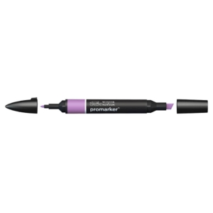 Pennarello Winsor&Newton Promarker doppia punta fine-scalpello 2,5-0,5mm - ametista - 0203167