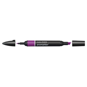 Pennarello Winsor&Newton Promarker doppia punta fine-scalpello 2,5-0,5mm - plum - 0203197