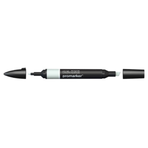 Pennarello Winsor&Newton Promarker doppia punta fine-scalpello 2,5-0,5mm - tea green - 0203260