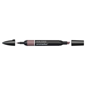 Pennarello Winsor&Newton Promarker doppia punta fine-scalpello 2,5-0,5mm - shale - 0203303