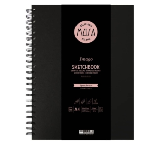 Blocco con spirale Imago SKETCH Musa 100 pagine 105g/m² formato A4 MU124594