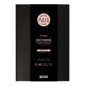 Libro da disegno Imago Musa - sketchbook - 200 pagine 105g/m² formato A5 MU124495