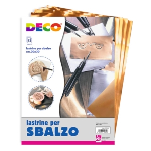 Lastrine in alluminio e rame Deco 20x30 cm - spessore 1,2 mm - 113/4 (conf.12)