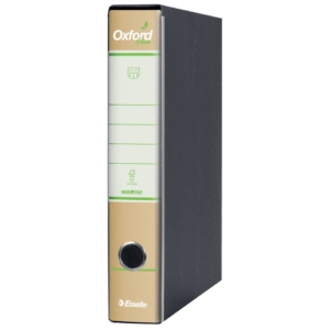 Raccoglitore Oxford Green con custodia Esselte 23x30 cm 100% carta riciclata - Registratori commerciali dorso 5 cm - 397820501