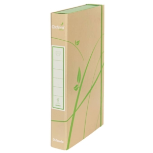 Cartella portaproggetti con elastico Esselte Oxford Green A4 100% carta riciclata dorso 4 cm - 397850503