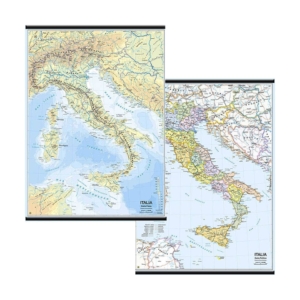 Carta murale geografica Italia Belletti MS01PL