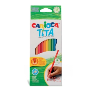 Matite colorate Carioca Tita Ø 3 mm - colori assortiti - 42793 (conf.12)
