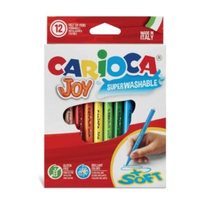Pennarelli superlavabili Carioca Joy Ø2,8 mm - Colori Assortiti - 40614 (conf.12)