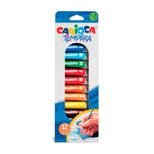 Tempere in tubetti Carioca 12 ml Colori Assortiti 40014 (conf.12)