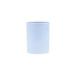Portapenne in polipropilene rotondo Donau Ø7,5xH.9,5 cm 100% riciclabile Blu pastello - 3132101PL-17 (10 pezzi)