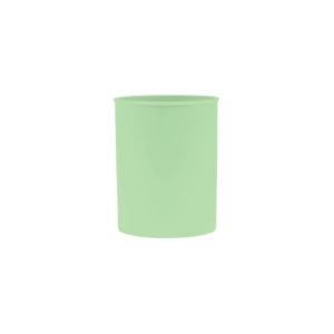 Portapenne in polipropilene rotondo Donau Ø7,5xH.9,5 cm 100% riciclabile Verde pastello - 3132101PL-06 (10 pezzi)