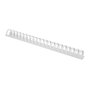 Dorsi a spirale in PVC per rilegatura Q-Connect 25 mm - colore Bianco - KF32119 (conf.50)