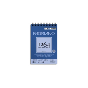 Blocco acquerello spiralato Fabriano 300g/m² - 20 fogli A5 - 19100648