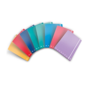 Cartella con elastico Pigna Monocromo - A4 26x35,5 cm - dorso 1,2 - Colori Assortiti - 0217563