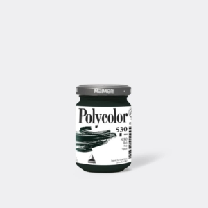 Colore vinilico fine Maimeri in vasetto 140 ml Nero - M1220530