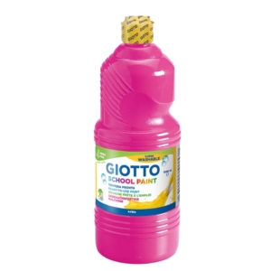 Tempera pronta GIOTTO School Paint in flacone 1 litro Magenta - F535510