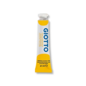 Tubetto tempera GIOTTO Extra ultrafine in tubetto 21 ml Giallo - F35500200